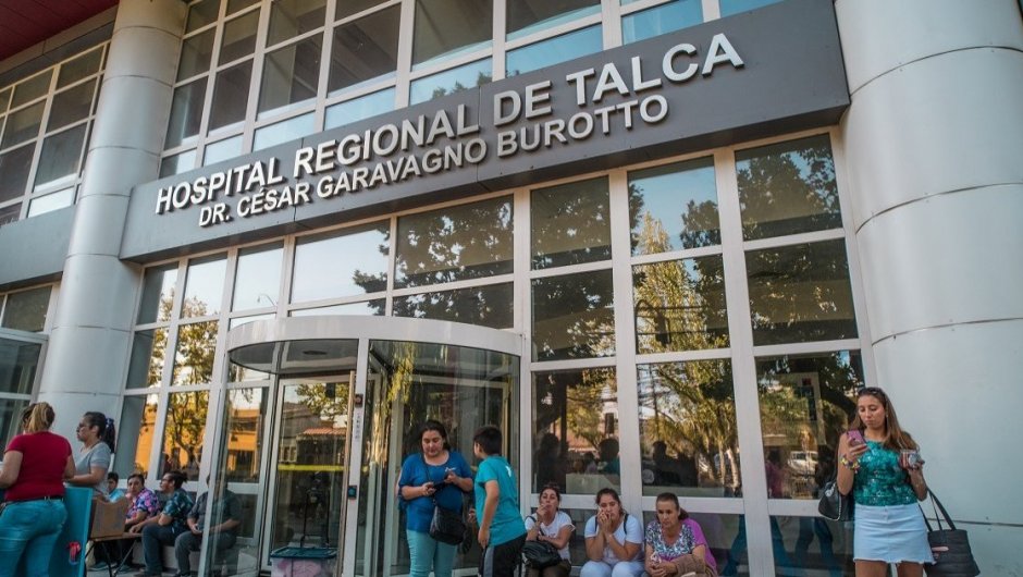 Hospital de Talca. (Foto: Barbara Ramos). 